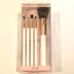 Make-up Brush 6 Piece Set with Travel Holder